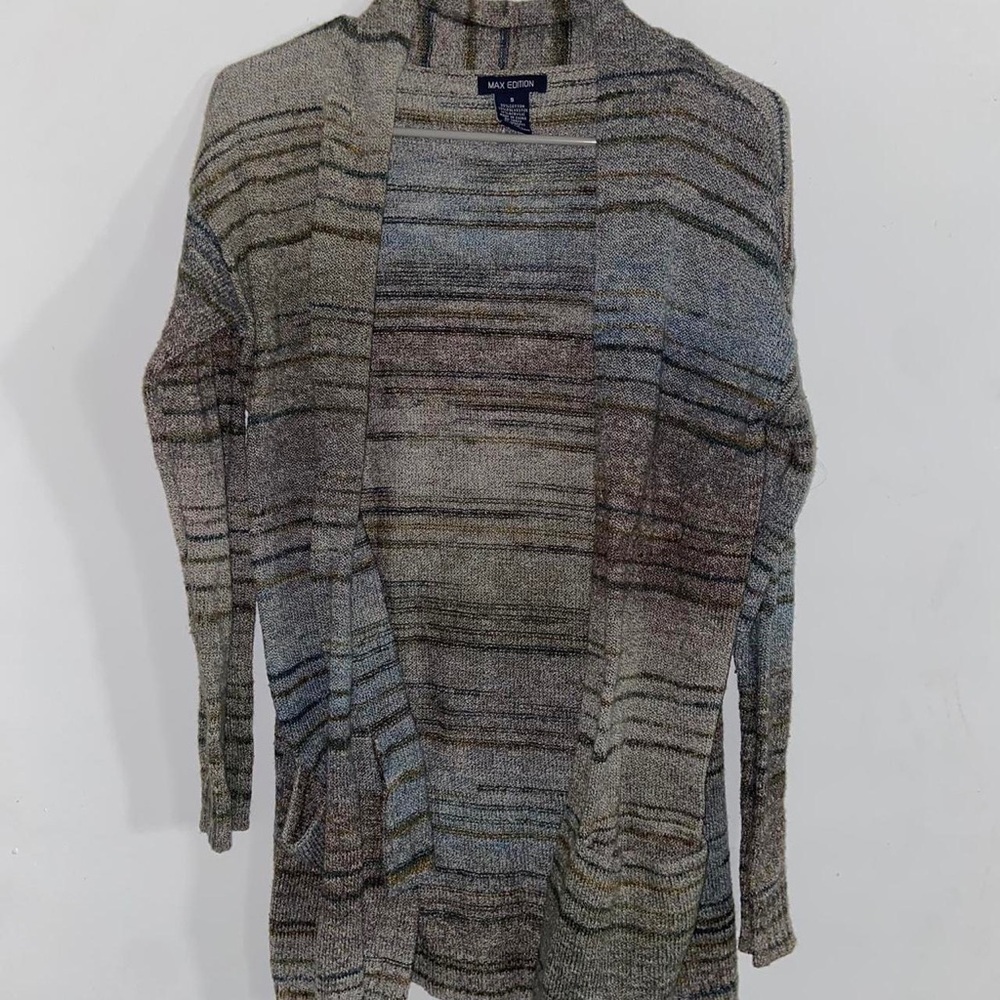 Charcoal brown y2k cardigan hipster sweater long sleeve cute indie girly jacket